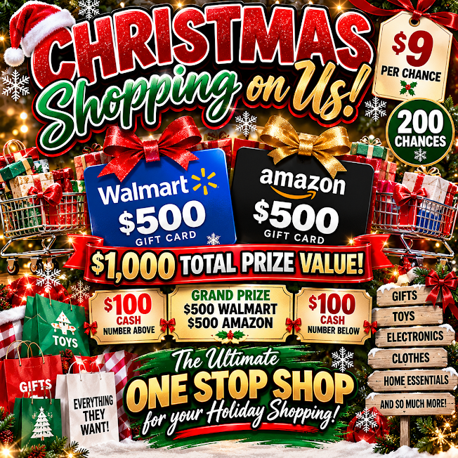 Christmas Shopping on US !!