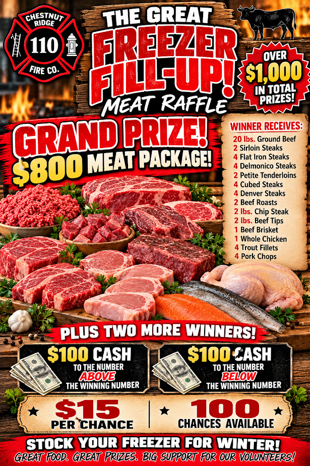 Freezer Fill up – Chestnut Ridge VFC Online Sales